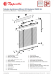 Dok. techn. żaluzja aluminiowa HD Modena 25 mm (eksplozja)